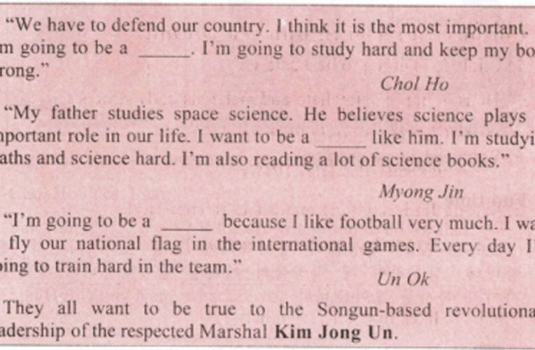 The English of North Korea: Analyzing Kim Jong-un’s Revised English Textbooks